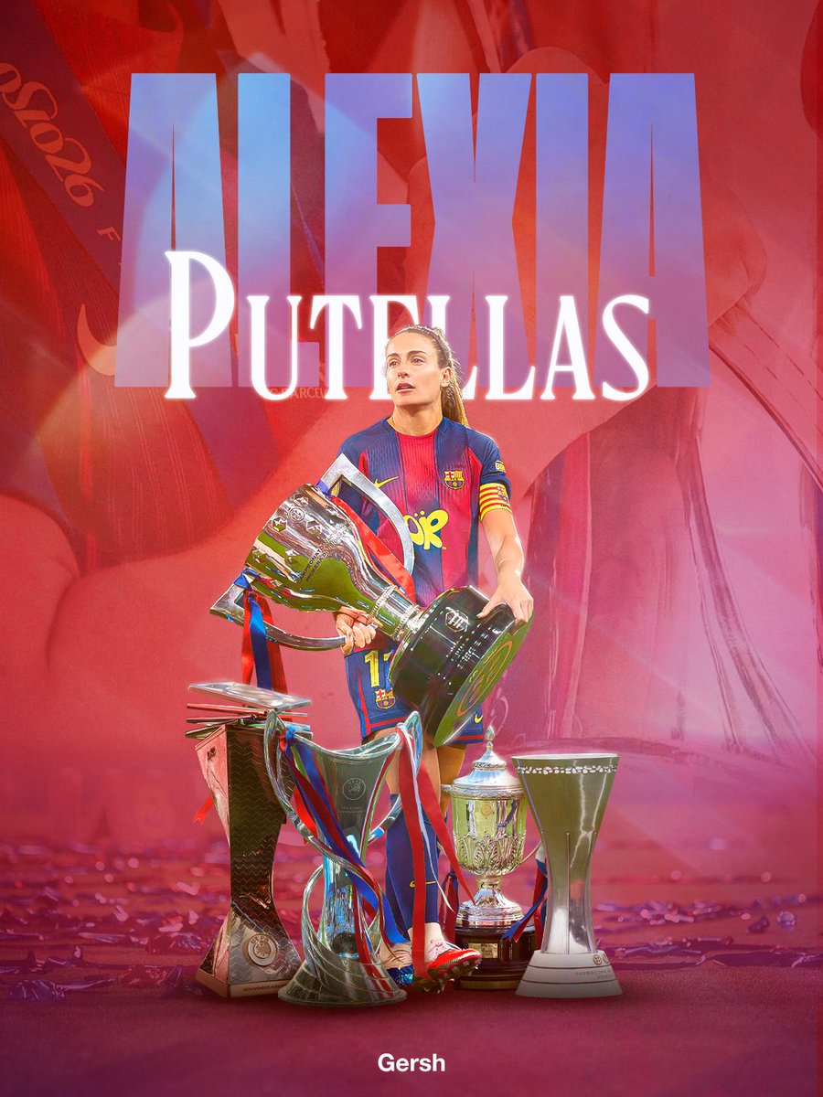 TeamYouFirst's tweet photo. Alexia Putellas: 2025/26

5 competitions. 5 trophies.

She won it all. https://t.co/FPBuYURK64