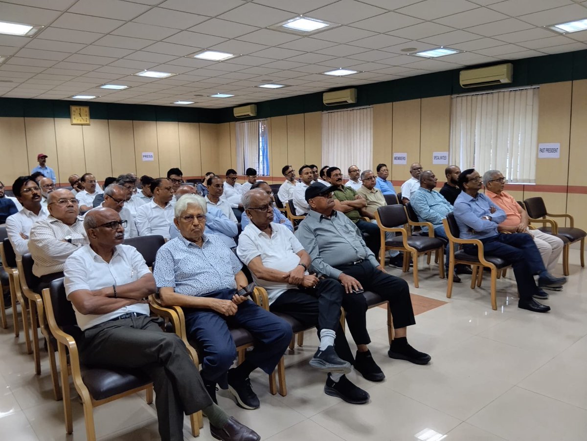 JsiaRanchi's tweet photo. JSIA held its 64th Annual General Meeting (AGM) on 19th September, during which the new Executive Committee assumed office for the term 2026–27, under the presidentship of Shri Jaideep Modi. https://t.co/Cqqi6fpw6k