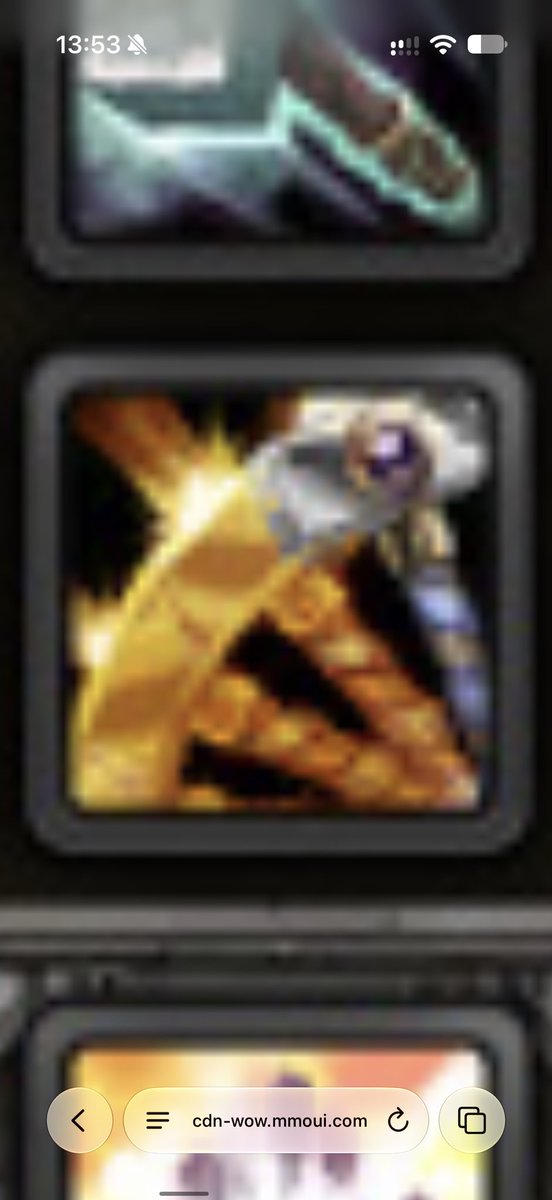 Trashmobtalk's tweet photo. @Hozitojones @Warcraft It's like the Hammer icon, which I always thought looked like a gear/cogwheel. https://t.co/NccNMU3fJN