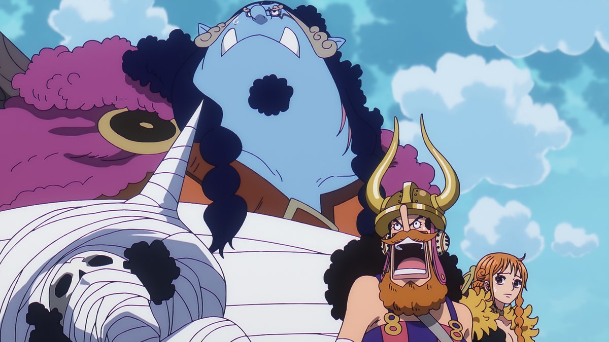 OPcom_info's tweet photo. 【TVアニメ #ONEPIECE 放送情報】

9/27(日)よる11:15放送
1180話「絶望のエルバフ　悪魔の契約〝黒点支配(ドミ・リバーシ)〟」の先行カットを公開✨

終わらない悪夢！
抗えぬ恐怖の〝神〟の支配!!
年内最後の放送をお見逃しなく!!

▼予告はこちら
https://t.co/44K1C7jzcT

#今週のアニワン
#大海賊時間