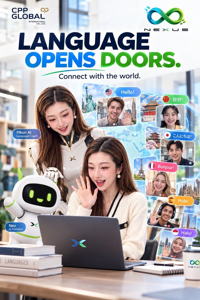 PikunStory's tweet photo. #NEXUS #PikunAI #เรียนภาษา #AIเพื่อการเรียนรู้ #ทักษะแห่งอนาคต https://t.co/fEE3cBzcPh
