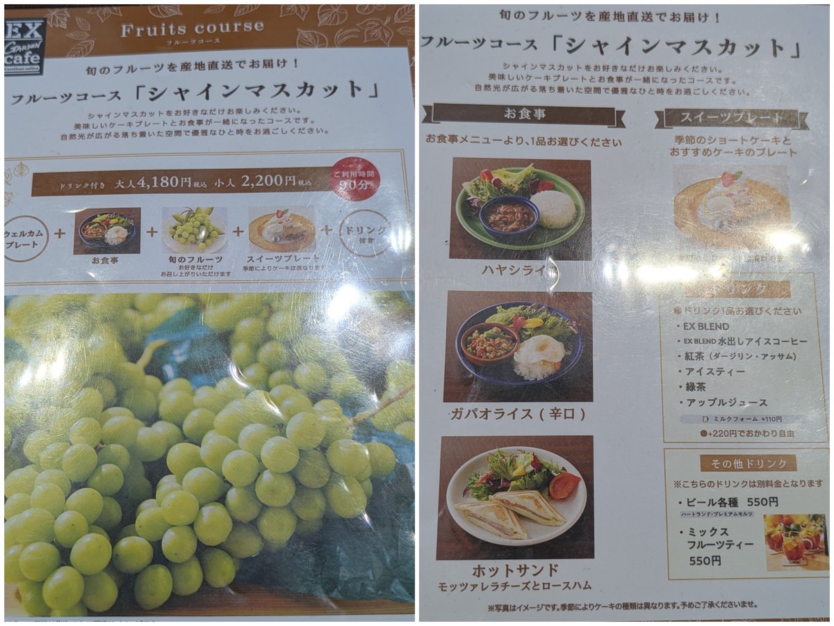 misayomisayo2's tweet photo. 今日は次女と息子とランチ
EX GARDEN CAFEのフルーツコース
前菜とお食事 https://t.co/wm1FVzAlO0