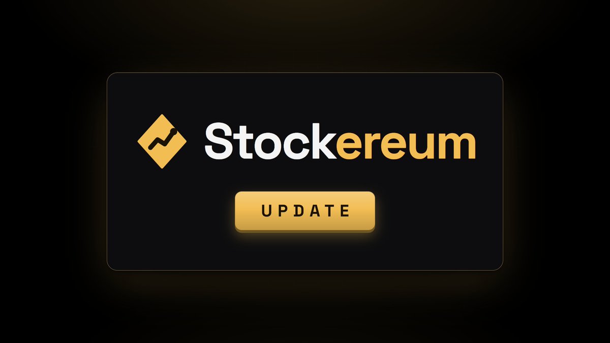 Stockereum's tweet photo. New stock pairs added along with 37 new ways to launch your token on https://t.co/TefcEb6XmU

Stockereum still offers the largest selection of @Ondo tokenized stocks to choose from and pair your token with on Ethereum.

Keep launching. 🤝 https://t.co/WT3mh7KEEz