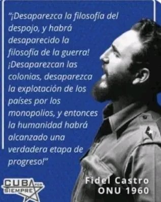 YohendrisPreval's tweet photo. 🗣️ 26 de septiembre de 1960
Fidel Castro pronuncia un histórico discurso en la ONU, denunciando las agresiones de Estados Unidos y reafirmando la soberanía de Cuba.
66 años después, seguimos defendiendo nuestra independencia.
#100AñosConFidel 
#Mayabeque https://t.co/fw7QGhtsyB