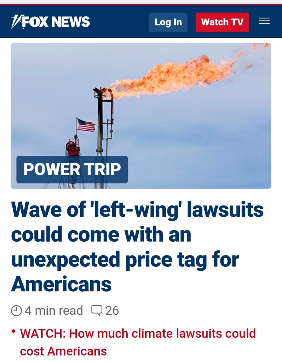 InVeritas777's tweet photo. Liberals beliefs COST AMERICANS

@libsoftiktok @EricLDaugh @SaltyGoat17  @MAGAVoice 

"Hundreds of lawsuits and other state-level "climate superfund" laws could increase the cost of gasoline, electricity and other everyday necessities Americans rely on, the report estimates." https://t.co/ZC1X7dDJwH