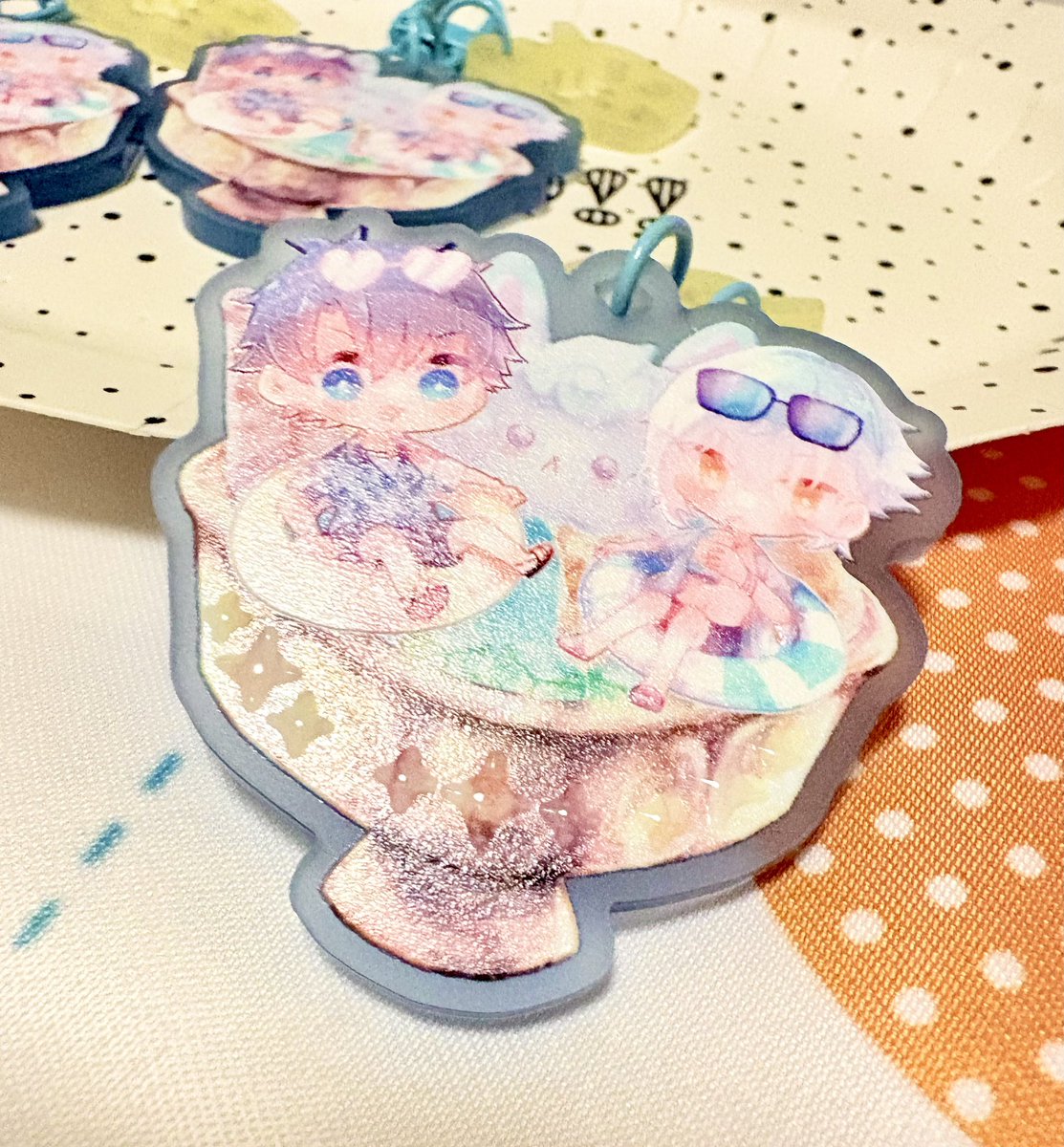 mo_chi_da_'s tweet photo. ぐだカドの🍨アクキー超かわいく作ってもらった〜〜〜💖💖 https://t.co/KKp94iZBFU