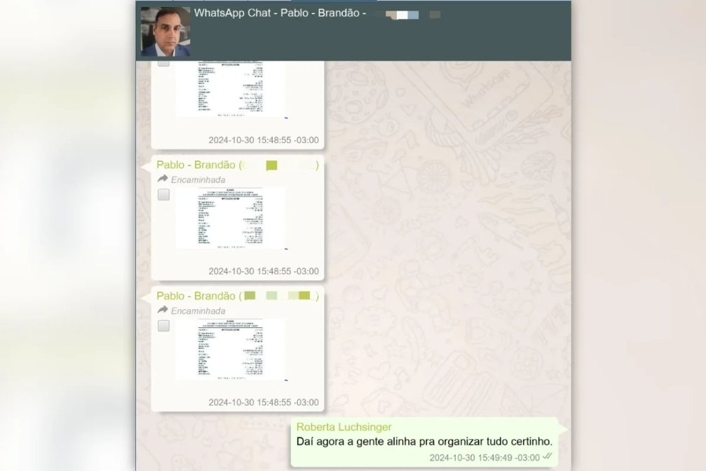 andreshalders's tweet photo. Luchsinger conversava com o próprio Brandão sobre os pedidos dele

Já a parte do "pagamento" pelos serviços ela acertava com Pablo Munhoz, que se apresenta como assessor de Brandão 

Agora, se era uma atividade lícita, pq ela nao tinha um contrato com o governo do Estado? 

Pq era paga por uma empreiteira famosa por fazer rolo?