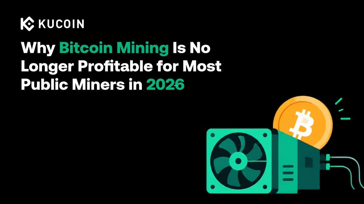 kucoincom's tweet photo. Bitcoin climbed near $80,000 in early September—but most public miners were still below cash breakeven, having spent an average of ~$75,500 to produce one BTC while price sat around $58,400 the quarter before.
The culprit: hashprice hit a record low of $27.7/PH/s/day in June, forcing miners to shut down inefficient rigs, cancel equipment orders, and in some cases pivot entirely toward AI and HPC infrastructure.
Can a higher BTC price actually save the miners left behind? We break it all down on the KuCoin Blog 👇
https://t.co/C8c2xatMXG