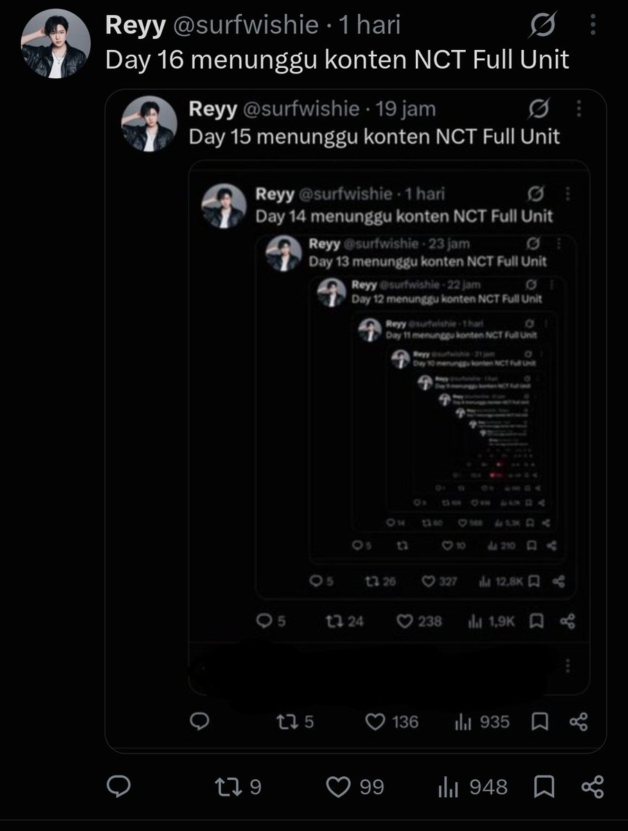 surfwishie's tweet photo. Day 17 menunggu konten NCT Full Unit https://t.co/pSBm2moJww