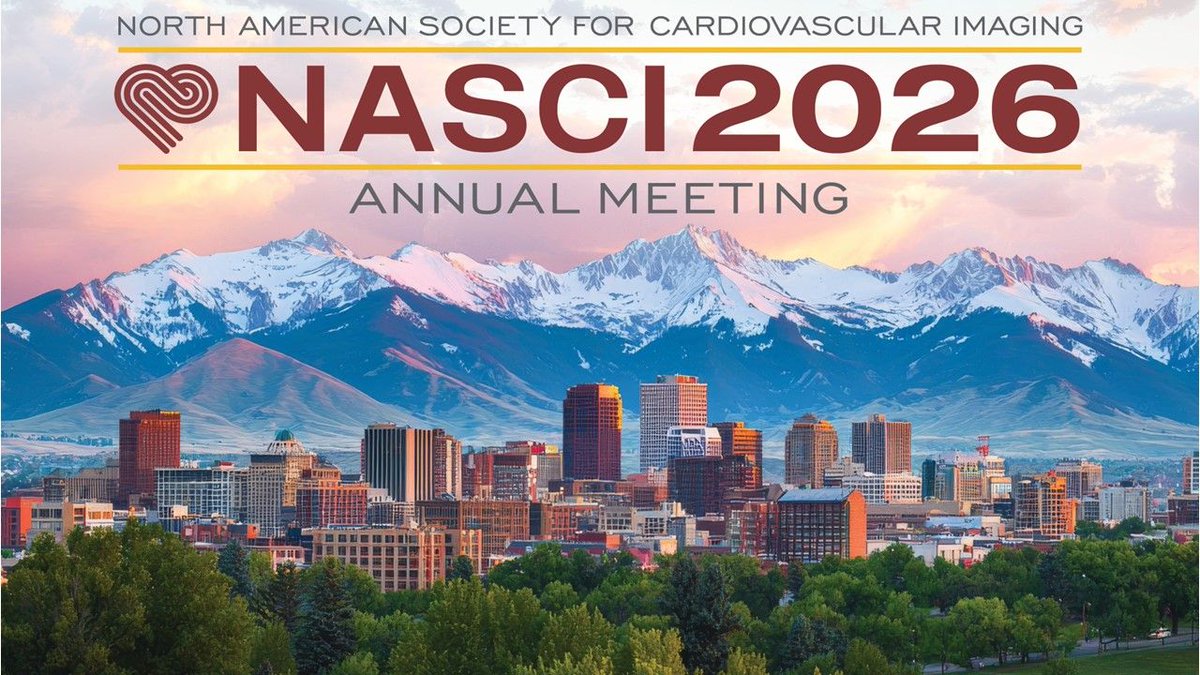 NASCISociety's tweet photo. The NASCI 2026 Annual Meeting starts today! Four days of cardiovascular imaging education, innovation, and community.
Welcome to all attendees, faculty, and guests joining us for what promises to be an exceptional meeting.
#NASCI26 #NASCI #CardiovascularImaging #MedEd https://t.co/YIyEEjWagw
