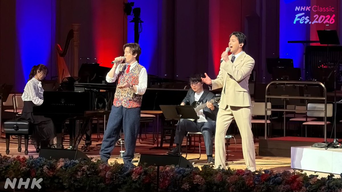 nhk_classical's tweet photo. #NHKクラフェス × #妄想ミュージカル研究所 inNHKホール

聴き逃し配信中🕺
https://t.co/XVkPm10k2E

🟠#ウエンツ瑛士 #ハミルトン のラップも挑戦😎
🟠#RENT 親友ソングをついにNHKホールで！
🟠#甲斐翔真 #キンキーブーツ  ローラ降臨
🟠最後はみんなで #ドレミの歌

#妄想ミュー研 バンドも必聴✨ https://t.co/MvCuvZFM5m