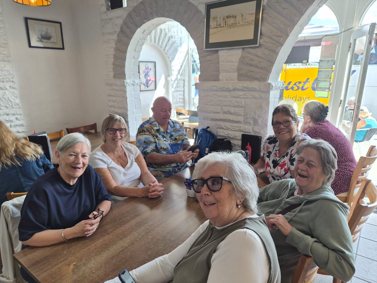 CoinStreet's tweet photo. We recently took a coach full of local older adults on a free day trip to Hastings. It was a wonderful chance to get out of London and make the most of a sunny day by the coast, made possible by Southwark Charities. https://t.co/7Iwrqam2U8
