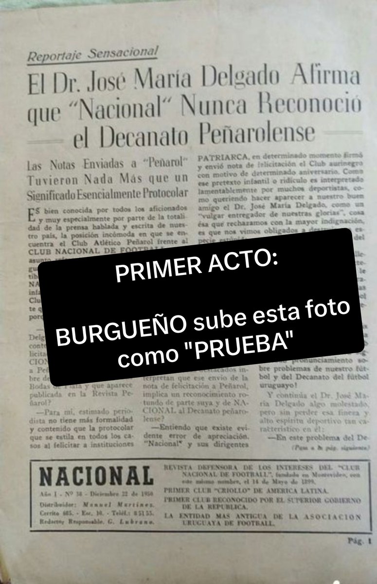 CURCCPignarolo's tweet photo. La ultima de @burgueno75116 . DESMIENTIENDO al grandisimo JOSÉ MARÍA DELGADO, con una nota de un diario de una "Revista defensora de los intereses del CNDEF".

"REVISTA DEFENSORA DE LOS INTERESES DEL CNDEF" JAJAJA Te descansas solo ESTUPIDO, borrá.

MITOMANO DETECTED. ALERTA. https://t.co/CKfCqUNRF2
