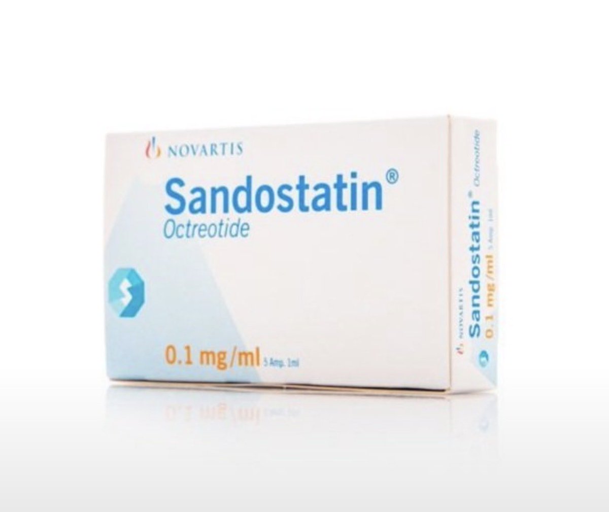 Info_pharmacy's tweet photo. اهم المعلومات عن دواء يستخدم لعلاج انخفاض السكر الناتج عن ادوية 
 Sulfonylureas مثل glimepiride

💉 Octreotide

🧠 الشكل المصنع لهرمون السوماتوستاتين (Somatostatin analog)
وهو يثبط إفراز هرمون النمو

الاستخدامات:
~علاج تضخم الأطراف (Acromegaly) والعملقة (Gigantism)
~المساعدة في السيطرة على نزيف دوالي المريء من خلال تقليل تدفق الدم الحشوي والضغط البابي
~علاج انخفاض سكر الدم الناتج عن Sulfonylureas والمساعدة على منع تكراره

الآثار الجانبية:
~ألم وتقلصات البطن واضطرابات الجهاز الهضمي
~بطء ضربات القلب واضطرابات التوصيل القلبي 🫀
~تكوّن حصوات المرارة، خاصةً مع الاستخدام طويل المدى