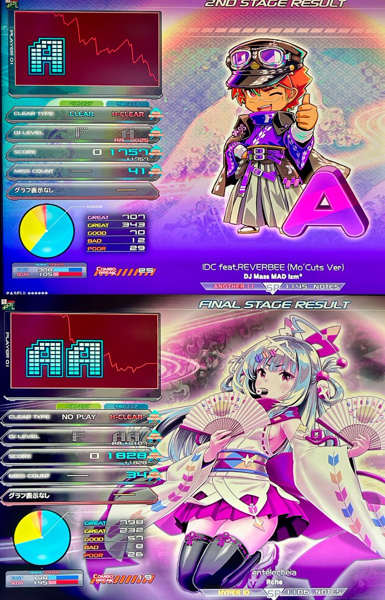 Bananapony92's tweet photo. 今日のIIDX💿🎹
10とか11とかハードクリア‼️
グラビィのクプロもゲット出来たしそろそろ新曲頑張っていこうかな🤔 https://t.co/UkFUqUAvZg
