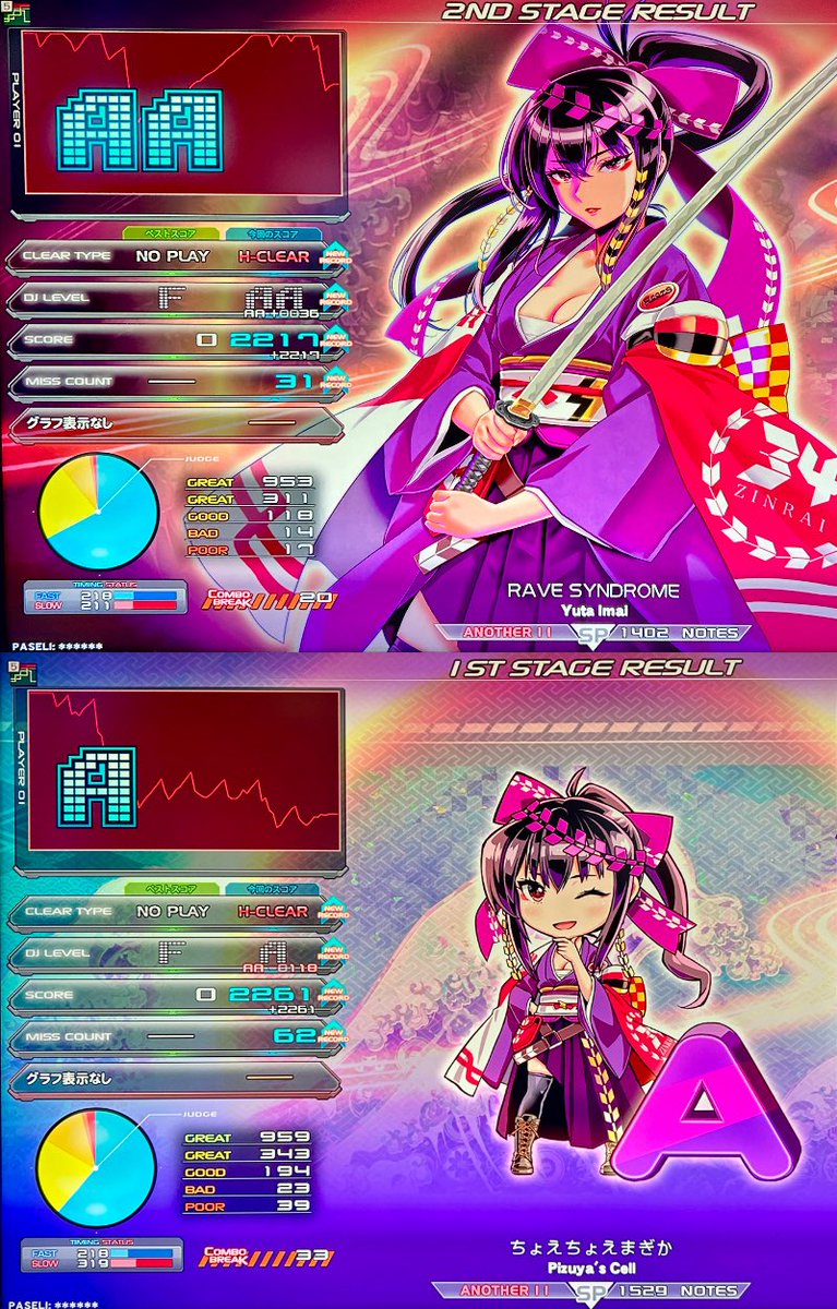 Bananapony92's tweet photo. 今日のIIDX💿🎹
10とか11とかハードクリア‼️
グラビィのクプロもゲット出来たしそろそろ新曲頑張っていこうかな🤔 https://t.co/UkFUqUAvZg