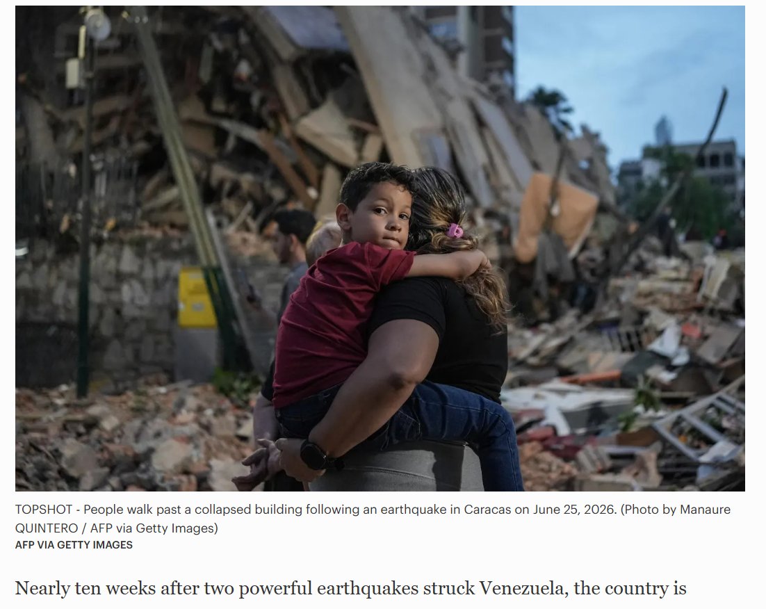 cdri_world's tweet photo. This week’s #SundayRead is from @Forbes, where @Monica_DRRProf highlights a key lesson from Venezuela’s recent earthquakes: sustained investment in #resilience is essential to protect development gains and reduce future disaster risk.
https://t.co/26ng3VCV64 https://t.co/AxcqtJdnL8