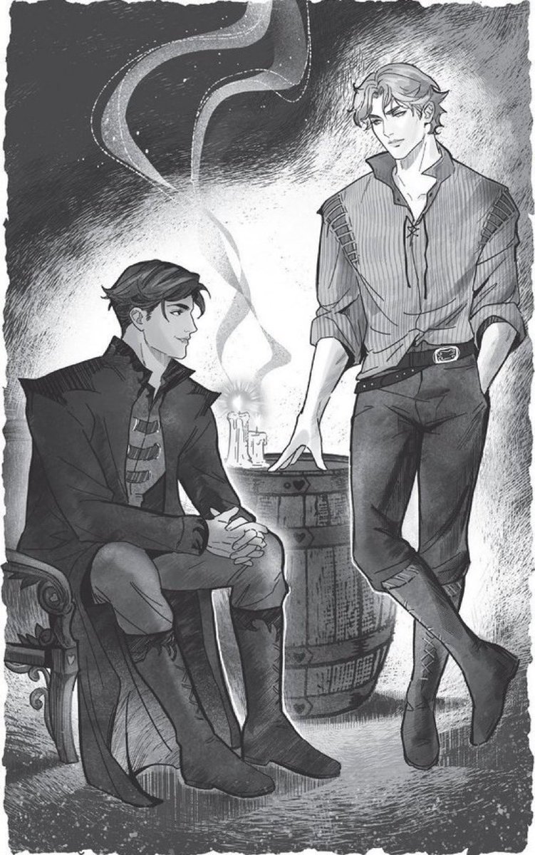 royaltyfoxxx's tweet photo. This jacks and chaos illustration 🤭🤭🤭 https://t.co/X2Gor21bGn
