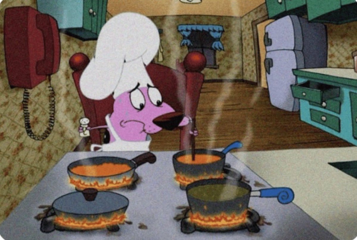 venusianqueenn's tweet photo. Taurus cooking because they fell in love https://t.co/SuIxn4DUhy