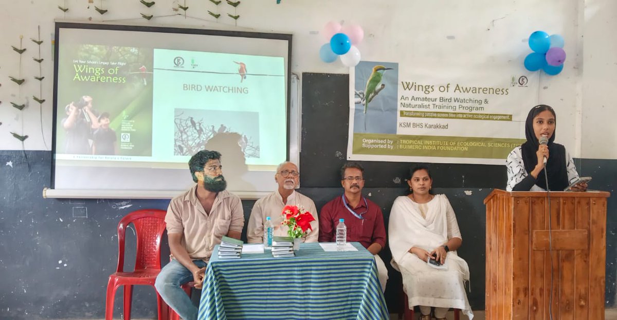 InstituteTies's tweet photo. Feathered Horizons: KSM BHS Karakkad Embarks on 'Wings of Awareness'

Read More: https://t.co/hOTd2QQ6Qf

#TIESinstitute #ksmbhs #karakkad #wingsofawareness #buimercindiafoundation #orientationworkshop #birding https://t.co/ZhJ9mCT6IQ