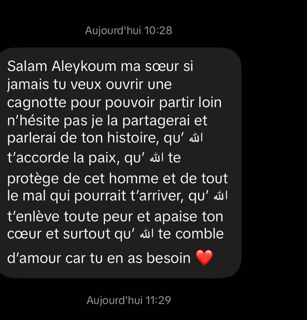 Knz_ab's tweet photo. Salem aleykoum je reçois bcp message pour que j’ouvre une cagnotte j’ai un logement temporaire  je ne travaille pas j’ai pas d’habit, je me débrouille seule avec tout e qu’il m’a pris et voler, je dois faire des démarches d’avocat et déménagement.  C’est une bonne idée ? https://t.co/Z15TSNkNNl