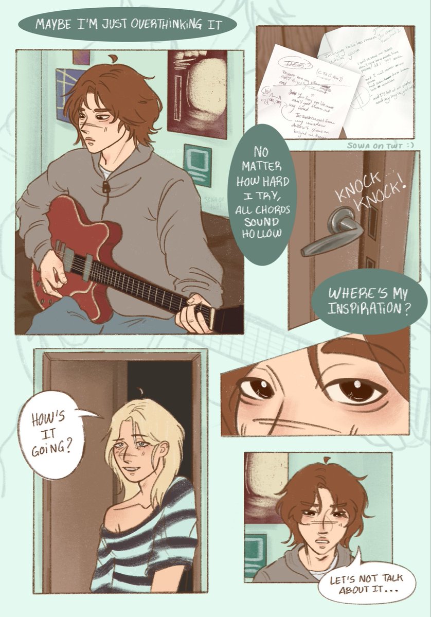 pinkmeoriguy's tweet photo. theoseob comic! 🐈🐈‍⬛🎸

#theoseob #fanart https://t.co/5jDJEwosQz