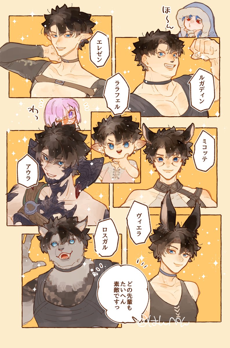 hanpenkotyan's tweet photo. FF14パロ💎好きな種族を選ぶのじゃ▼ https://t.co/tC48pkvZVe