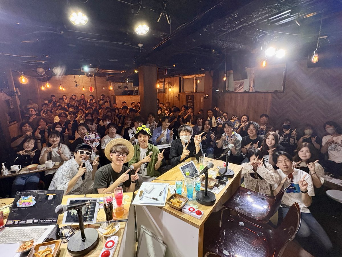 TakashiOowada's tweet photo. OSP SUMMER TIME1部2部ともに無事終了しましたー！！！
みなさんに楽しんでいただけたみたいで嬉しいです！！
めちゃめちゃ楽しかったー！！！
また大阪来ます！！
また会おおおおう！！！🤩

#OSPSUMMERTIME #オネガイシマス海賊団 #OSP https://t.co/CCyCoEexYG