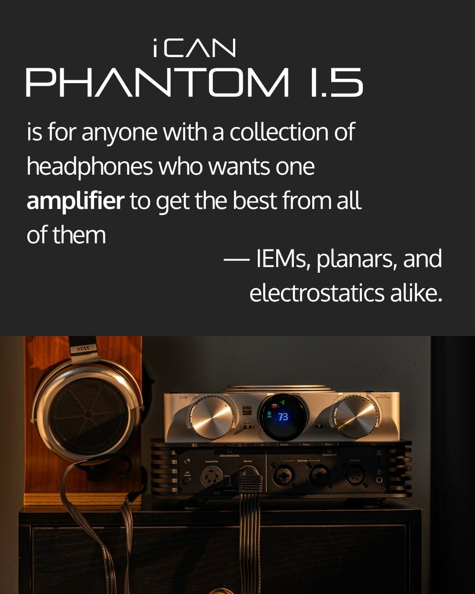 ifiaudio's tweet photo. Swipe to see what separates the iCAN PHANTOM 1.5 from the iDSD PHANTOM 👉 https://t.co/rvhfKNnx6S