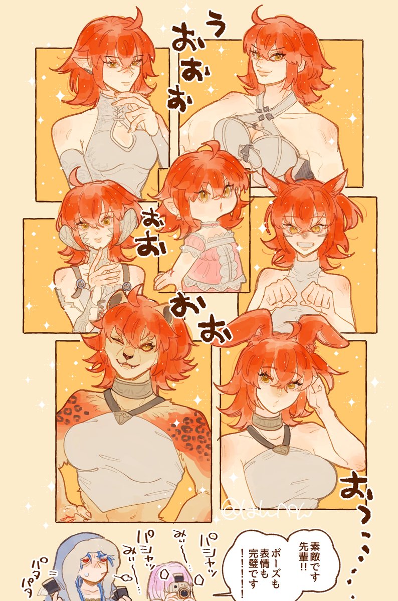 hanpenkotyan's tweet photo. FF14パロ💎好きな種族を選ぶのじゃ▼ https://t.co/tC48pkvZVe