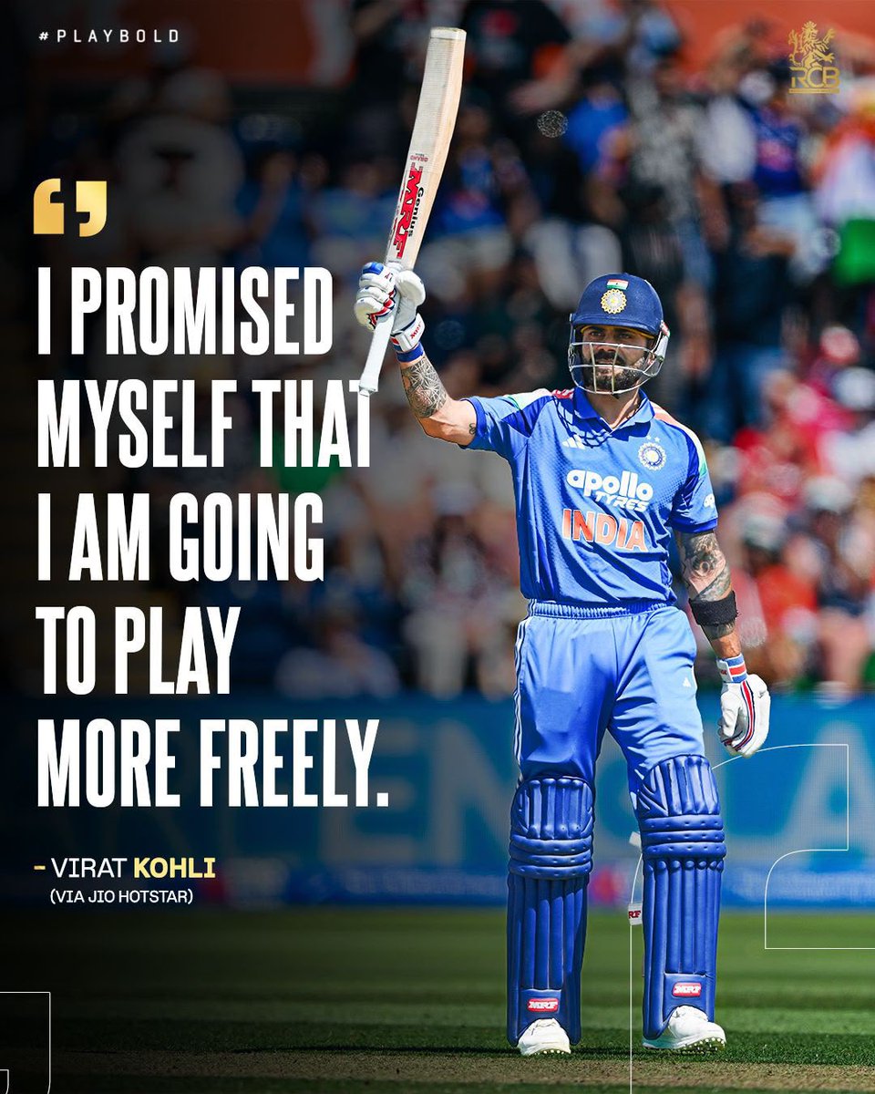 RCBTweets's tweet photo. The freest version of VK, is the most dangerous version of VK. 😮‍💨🔥

#PlayBold #ನಮ್ಮRCB https://t.co/613haJJLxY