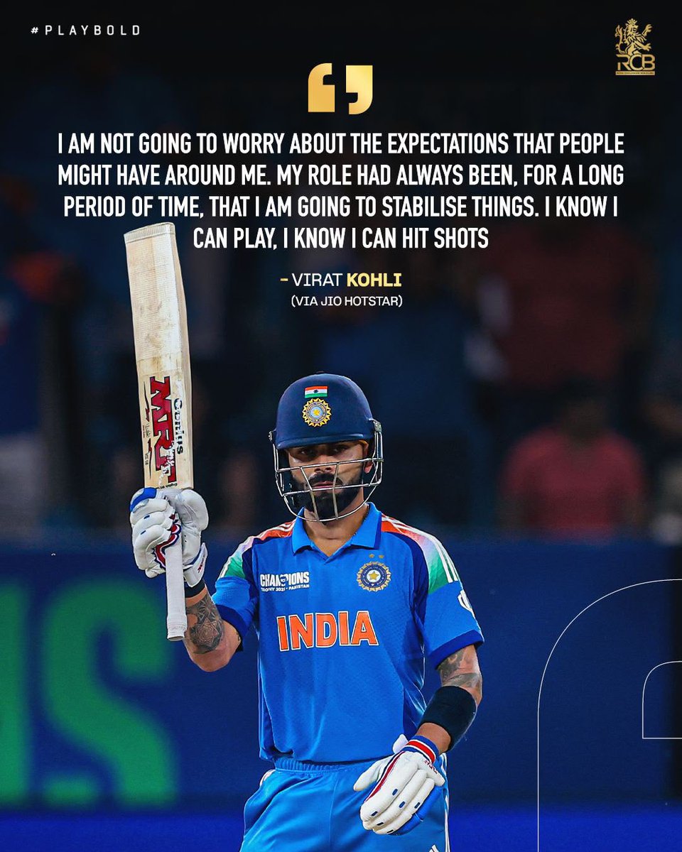 RCBTweets's tweet photo. The freest version of VK, is the most dangerous version of VK. 😮‍💨🔥

#PlayBold #ನಮ್ಮRCB https://t.co/613haJJLxY