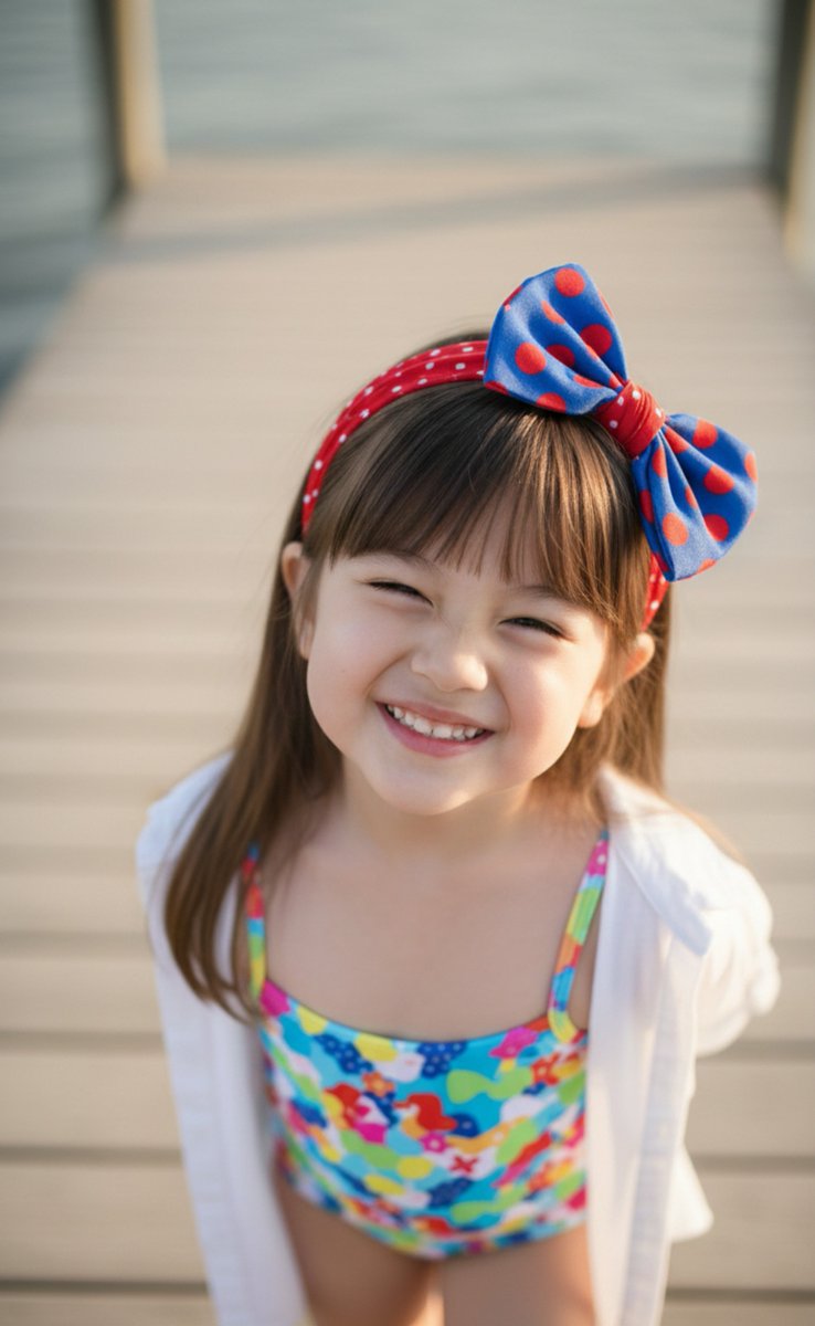BabyPanPan66's tweet photo. Still Summer Vibes Here 🏖️
#AIGirl #AIArt #KidsModel #CuteGirl https://t.co/W9rS6ZEE6D