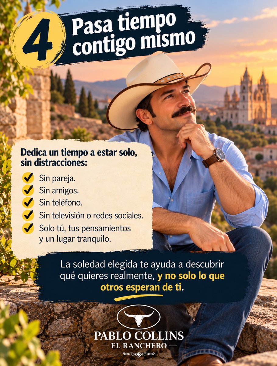 PabloCollins69's tweet photo. 📍 Ávila, España 🇪🇸

7 hábitos que deberías hacer al menos una vez al mes.
Pequeñas acciones que pueden cambiar cómo te sientes y cómo disfrutas tu vida.

¿Cuál haces tú? 👇

#Hábitos #Ávila #España https://t.co/RoWxiIUnH8