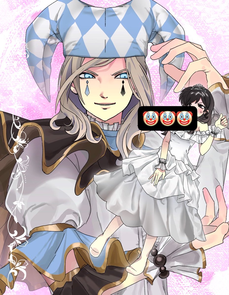 ouou33s's tweet photo. 描き合いですぅぅぅぅ🧊🧊🤡🤡🐘🐘💨🎉 https://t.co/Mffl2jUc5K