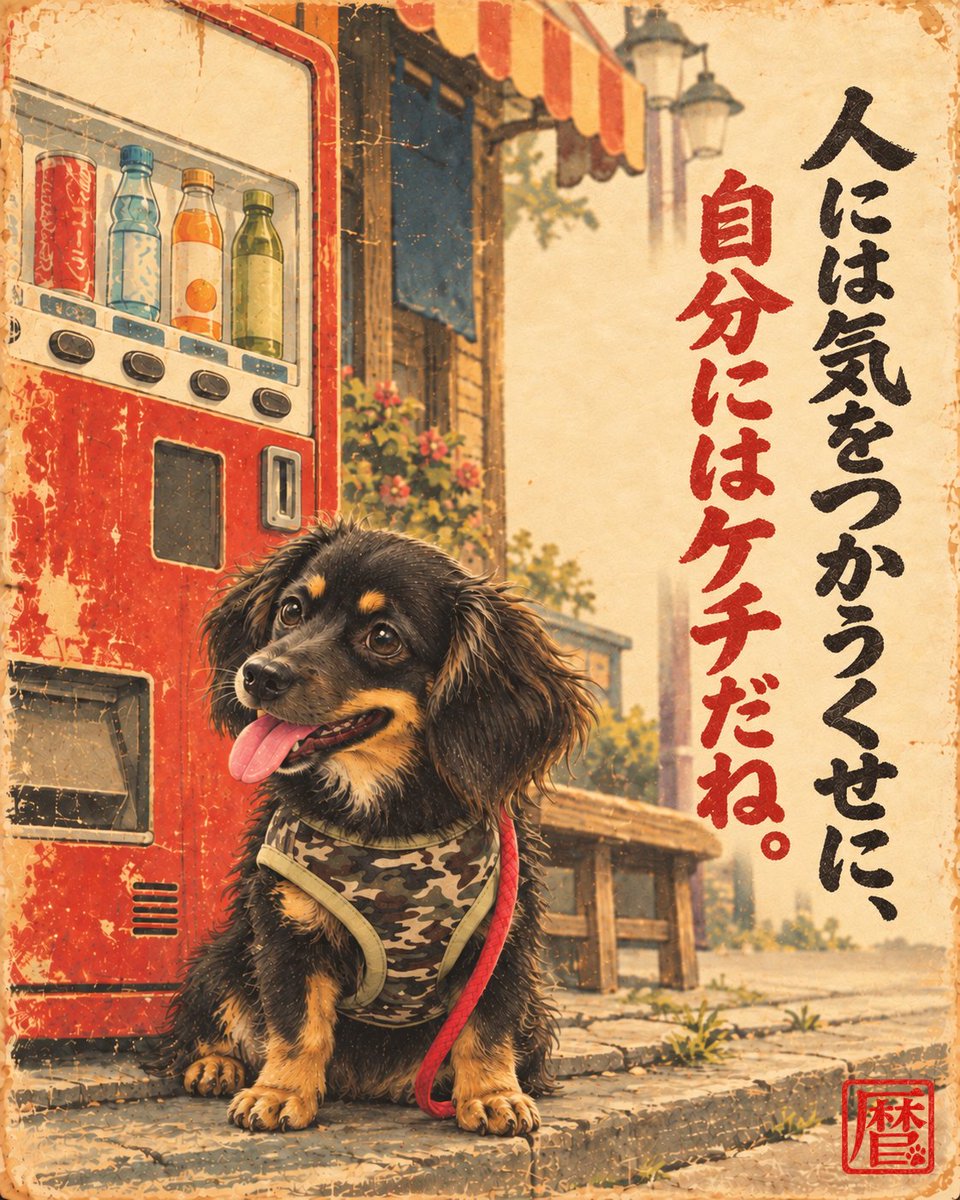 KoyomiPaws's tweet photo. 今日は、自分にも一本おごりな。🐶 https://t.co/cN9JU5DDbk