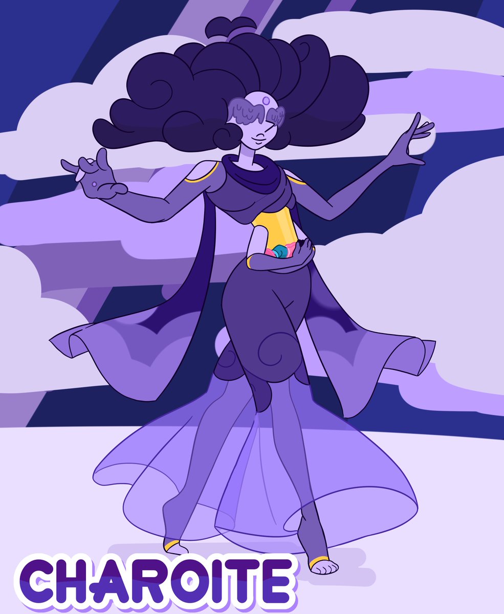 Migueliosis's tweet photo. Charoite!
Sardonyx + Lapis.
#StevenUniverse #fanfusion #fusion #su https://t.co/MIGkFQff5z