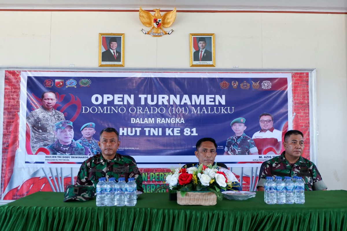 M1513sbb's tweet photo. Semarak HUT TNI ke-81, Kodim 1513/SBB Gelar Turnamen Domino ORADO.

Baca selengkapnya👇
https://t.co/E1497Su8u5 https://t.co/aEwnAm1Ii1