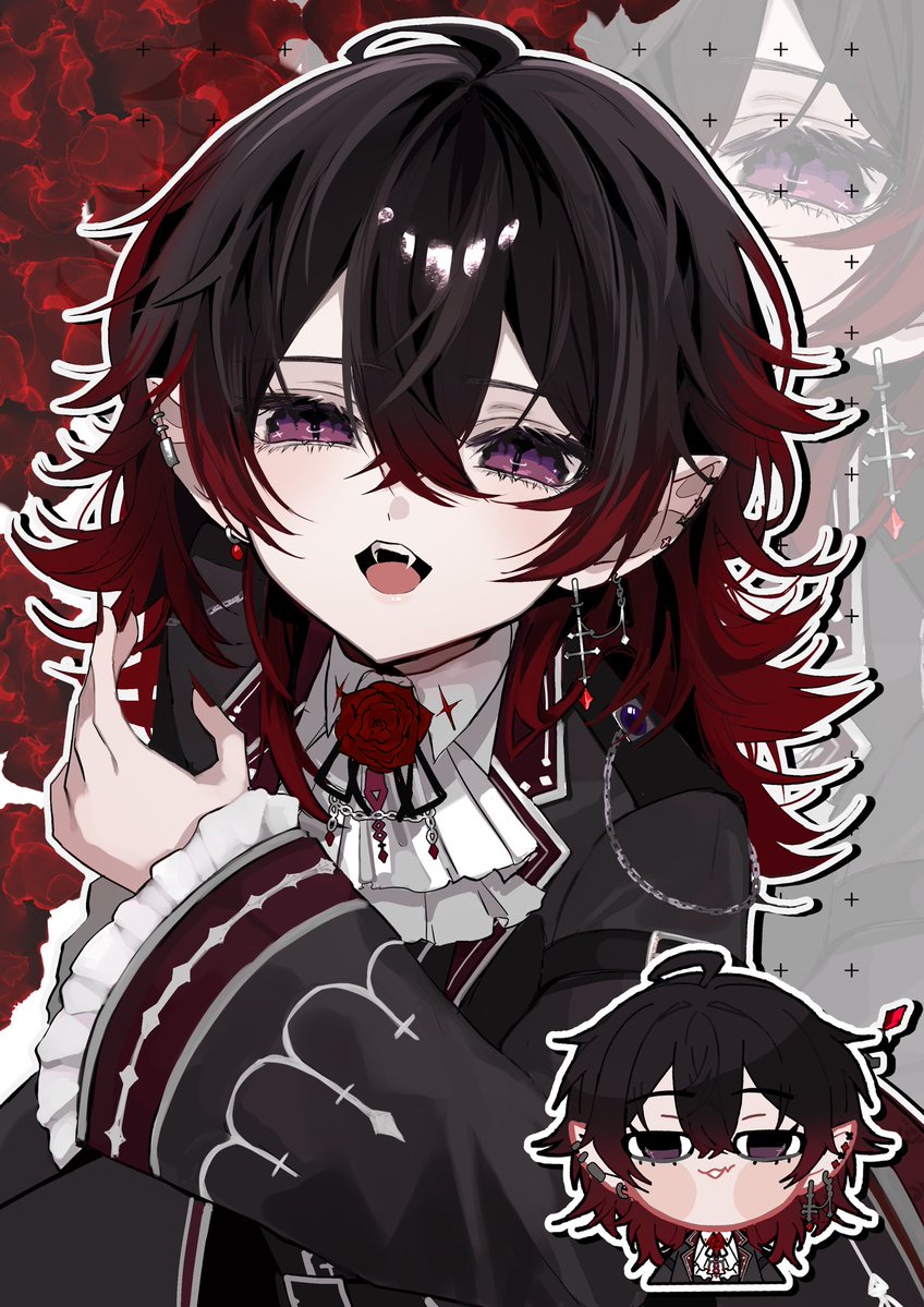 hitugidenemuru's tweet photo. ⚰️† #立ち絵公開チャレンジ  大成功 †⚰️
.

【 ＿＿ 棺の中で眠る吸血鬼のお姉様じゃ 】.

.

世界で1番薔薇の似合う吸血鬼 🥀✧

.

#IRIAMライバーさんと繋がりたい

. https://t.co/8YRQ42TkJI