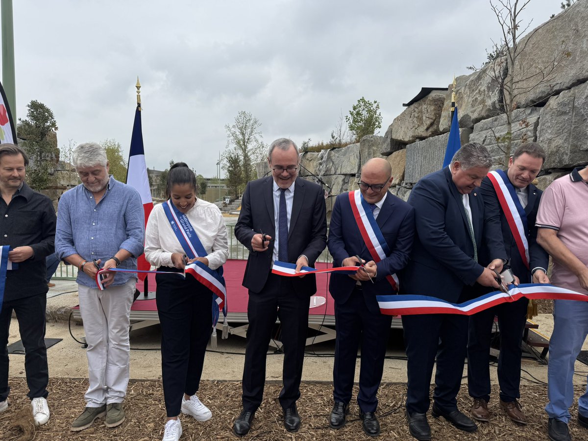 Image de Préfet du Val-de-Marne - #Inauguration | Stanislas Bourron, préfet du Val-de-Marne, s’est rendu à l’inauguration du Parc Méli