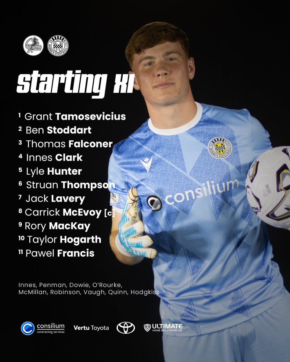 saintmirrenfc's tweet photo. 🆕 Your St Mirren B starting lineup for today's KDM Evolution Trophy match away to Cumbernauld Colts.   

Kick-off at Broadwood Stadium is 3pm.   

We'll provide a full-time score update. https://t.co/XNhVFzp7dB