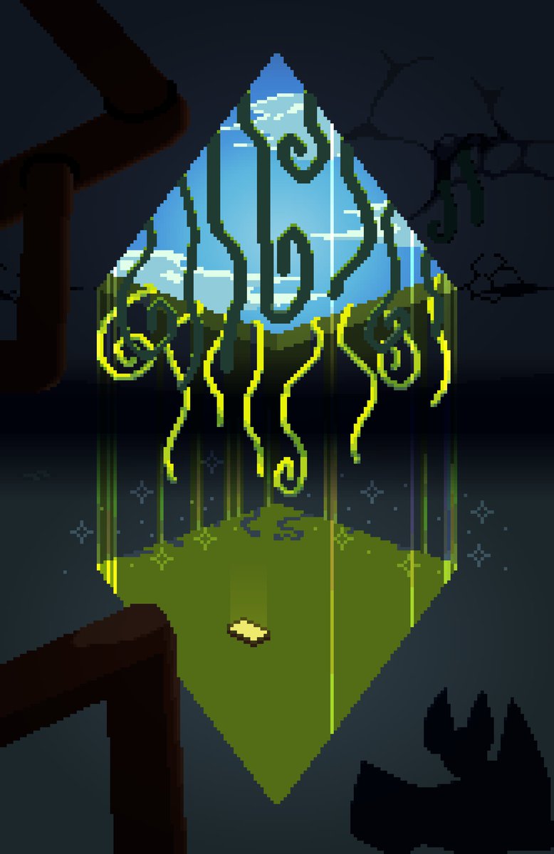 megabits_1640's tweet photo. study of light and perspective🙏so I'm doing it very simple

#pixelartㅤ https://t.co/ymPEpX6xal