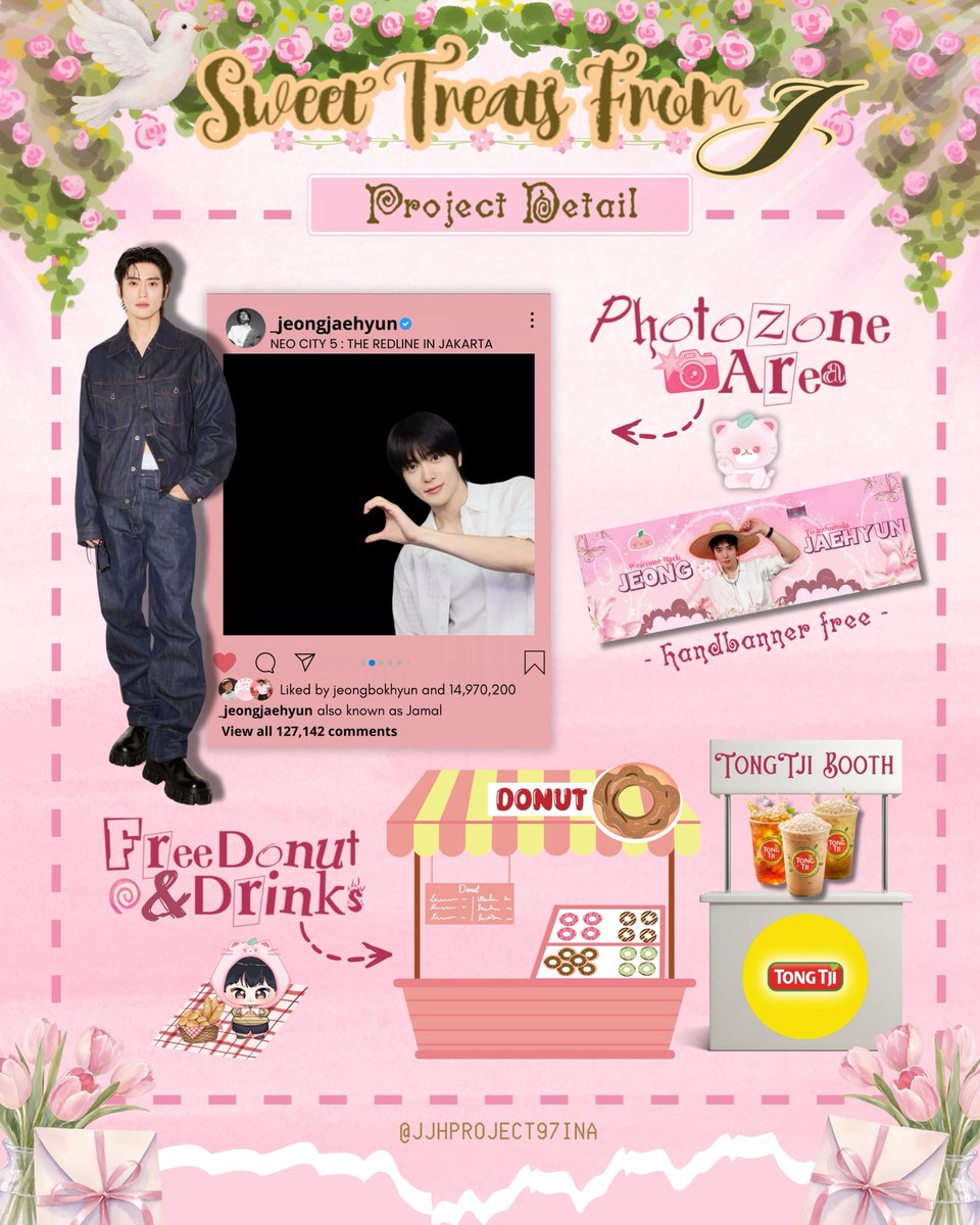 jjaewooci's tweet photo. ･°˖✧𝘚𝘸𝘦𝘦𝘵 𝘛𝘳𝘦𝘢𝘵𝘴 𝘧𝘳𝘰𝘮 𝘑✧˖°.

Hai Vals~!! 🩷🍩 We like to invite you to project Sweet Treats from J booth, on :

🗓️Sat, 3 Okt 2026
📍Area Parkir Lap. Panjat Tebing, GBK
⏰ 10AM-END

Form Regist = https://t.co/xlkYz4h3Gy

#SweetTreatsFromJ #JAEHYUN #재현 https://t.co/ljc0aCIOhV