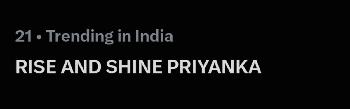 TeamPriyankaFC_'s tweet photo. We are in the list 💅💅💅
Keep going #PriyankaPaltan!

RISE AND SHINE PRIYANKA https://t.co/yDhlM77jZ6