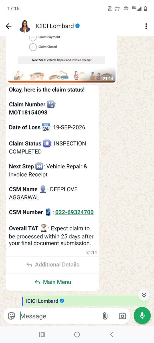 advchandan5's tweet photo. @tvsmotorcompany @TVSApacheSeries @TVS_Racing I have given my bike at Binsar TVS on 20.09.2026 insurance company has given approval on 21.09.2026 itself but since they they are saying 'parts nhi mile h abhi' it's becoming very pathetic can I hope for early repair and delivery https://t.co/GOLKn5Kivh
