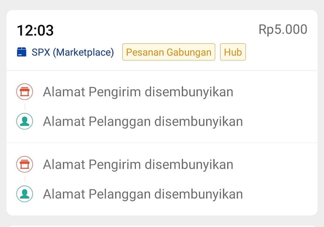 ThatKay28's tweet photo. Makin kesini makin kikir neng oren sofi ini. Ga daftar Hub ga dikasih orderan, daftar dicurangin. 

Argo min Hub kan 5k, itu gimana ceritanya 2 paket tetep 5k coba? 

@KemnakerRI tolong ini dimintai transparansi mengenai potongan ghoib pesanan gabungan

#Ojol #Driver #Prabowo https://t.co/BmquaQ7cEq