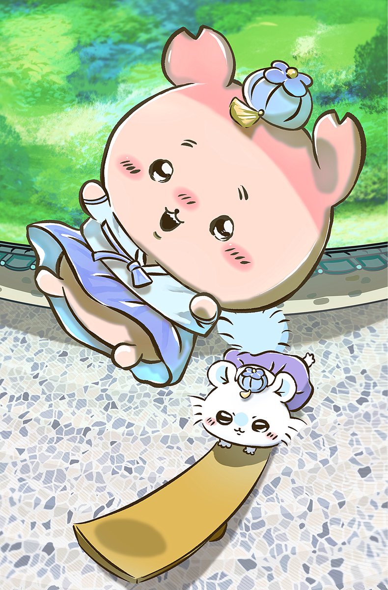 moguu_uu's tweet photo. 카니 아기야 너도 널뛰기 타... https://t.co/zxcL8rmTQD