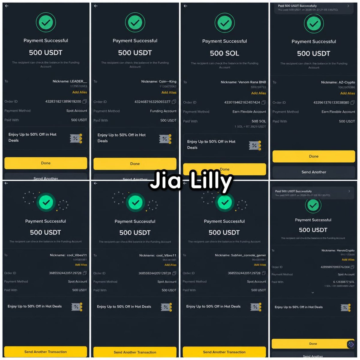 Jia_Lilly01's tweet photo. This month I sent $5,000 blessings 🎁

$500 Again Few Random Peoples getting blessed today 💸

Drop your BUIDS or SOL wallet address 👇 https://t.co/nEw0OT0uuR