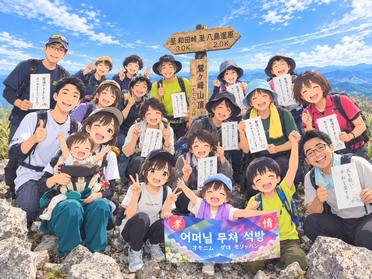 ffwpuSUWA's tweet photo. ✳️鷲ヶ峰登山✳️

諏訪山を登る会
いいお天気に恵まれ、老いも若きも元気に鷲ヶ峰 1798.33M 登山 総勢21名で楽しみました🤗
お疲れ様でした😊 https://t.co/z1X1jzethx
