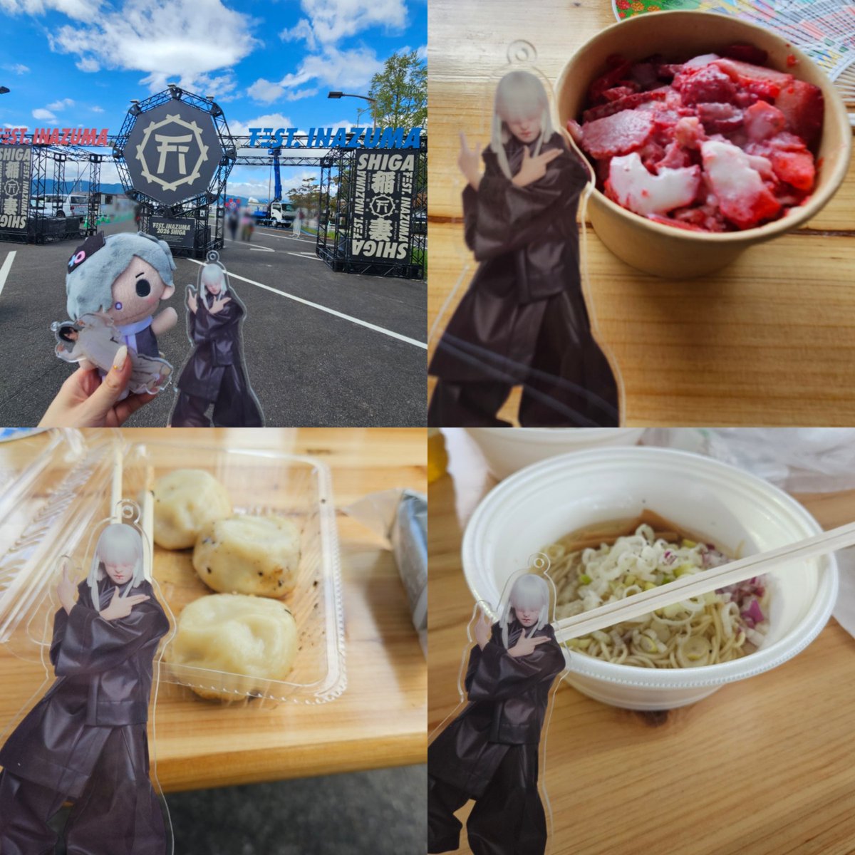 kuromelody's tweet photo. 9/21⚡
きちゅねでアニキ登場したんめっちゃ笑ったw🦊💗
フェス飯も😋いちごだけのかき氷美味しい🍓
オドループとWILD RUSH好きだから聴けて嬉しかった🥳あと松岡修造見れると思わんかった😳笑
混むから歩きながらしか花火見れんかったけど、こんな近くで見れるのありがたいな〜☺️
楽しい1日だった⛩️❣️ https://t.co/zZB6VlNf7F